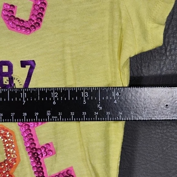 Aeropostale Sequin Times Square T Shirt M - Picture 5 of 7